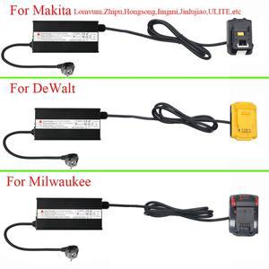 Makita 호환 리튬 배터리 도구 용 밀워키 호환 DEWALT 호환 AC 220V DC 18V 전원 공급 장치 변환기 어댑터