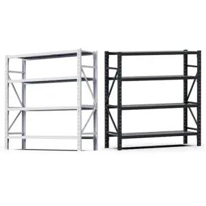 메탈포스 킹랙라이트 4단 철제선반 1500X400X1760