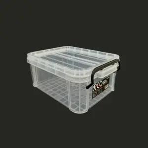 신한리빙 레오박스 60 (6L) 수납 정리함 투명박스 리빙박스