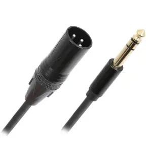 음향기기 캐논잭 XLR to 55잭 TRS 수 1.5M HiFi 캐논 유선 마이크 케이블 선 오디오 믹서 증폭기 앰프 연결