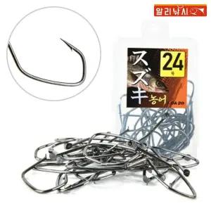 대용량 농어바늘 국산 덕용 20호/22호/24호 민어 광어 우럭 외수질