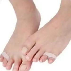 [1+1] 발가락교정기 발가락 링 새끼 실리콘 보조기 고정기 휨