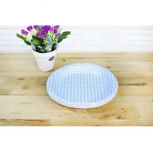 (블루 180mm 10p) 이라이프 종이접시/종이/용기/칼라/접시/일회용/원형/피크닉/그릇/1인/세트/위생/파티용