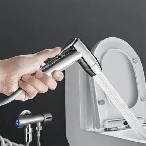 2종분사 변기샤워기 변기청소기 욕실 스프레이건/화장실/청소/호스/샤워기/베란다/스프레이/변기/샤워건/비