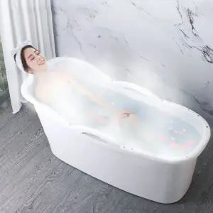 1인 목욕탕 반신욕조 욕조 플라스틱 140cm 이동욕조 대형 120cm