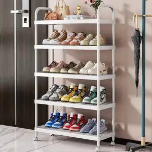 신발정리선반 플라스틱신발장 2단 조립식 진열대 작은