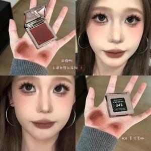 립글로스 블랙 나나 매트 3D 방수 립스틱 오래 지속되는 블러쉬 2 in 1 Fuction 크림 화장품 여성용 간편한