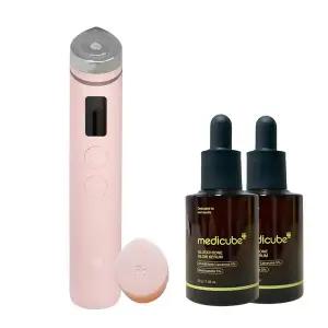 메디큐브 부스터프로핑크+전용헤드캡+앰플30g 2개