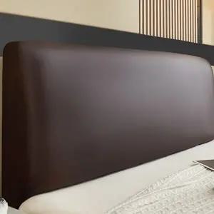 헤드 보드 커버 리폼 덮개 시트 침대 헤드 커버 교체 스크래치방지 늘어나는 신축성 간편한 가죽 밴딩 방지