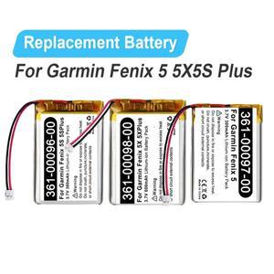 가민 피닉스 5 5X 5S 플러스용 교체 스포츠 시계 배터리 361-00096-00