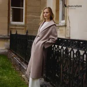 [아쿠아스큐텀] 25FW 알파카 블렌디드 울 니트코트