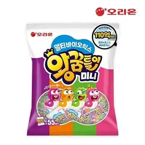 [오리온]오리온 멀티바이오틱스 왕꿈틀이 미니 55P (577.5g)