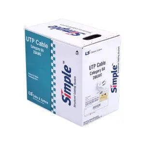 LS전선 CAT.6A UTP 단선 랜케이블 300M 박스형 UTP-A-C6G-E1VP-M