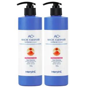 메르필 AC+매직바디워시 클렌징케어 사계절 베이비코튼향 500g 2개