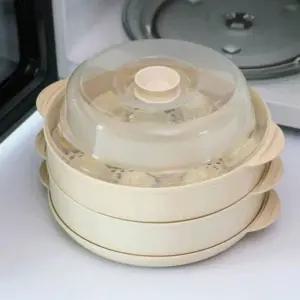 전자레인지용찜기 2단 전자레인지용 스팀 찜기 야채 만두 채소