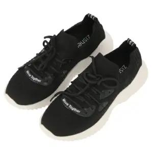 [지센] (2컬러) 레터링 니트 스니커즈 LAASP201