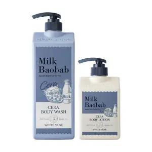 세라 바디워시1.2L+바디로션600ml 화이트머스크 퍼퓸 대용량