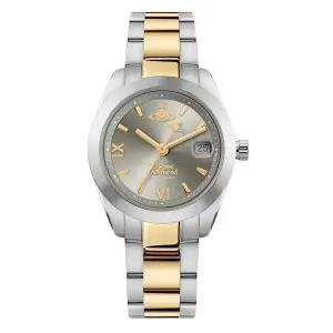 [비비안웨스트우드] 펜처치 28mm 그레이 메탈 쿼츠 여성시계 VV292GYSG