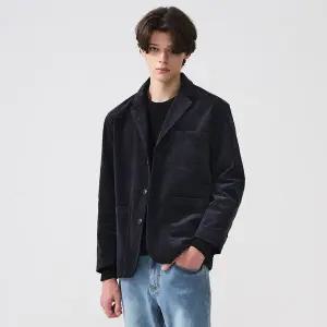 [하프클럽/에스티코]코듀로이_워크자켓 네이비 (오버핏) DJAVAC2OSN