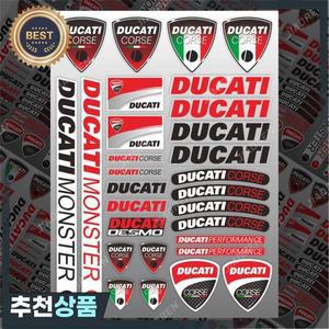 오토바이 두카티 스티커 몬스터 로고 데칼