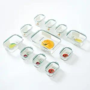 브리앙 풀트라이탄 투명 밀폐용기 반찬통 15P 베스트셀러 패키지