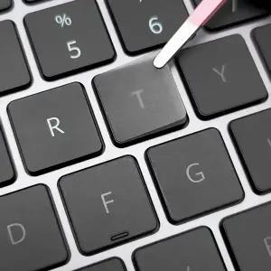 버전 반투명 회색 Mbp 맥북 호환 프로 13.3 에어13 14인치 16 2024 모델 노트북 A3401 키보드 스티커 키