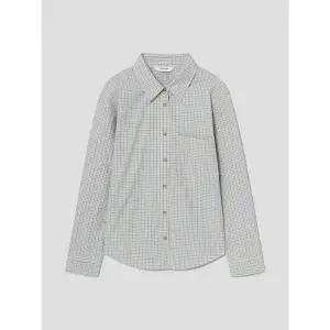 [에잇세컨즈] 미니 체크 셔츠 - 스카이 블루 (356264WC5Q)