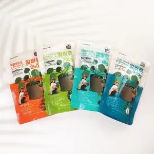 화분 식물 영양제 복합 알비료 250g/꽃잎/영양제액/화초/다육/비료/가정용/보충/분재/뿌리/실내/야외/원예