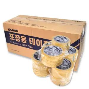 국산 오성 12mm/16mm/24mm 40M 1박스 opp 투명테이프 스카치테잎 포장 리필