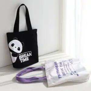 파오랑 팬더 판다 귀여운 동물 에코백 캔버스백 2 option)