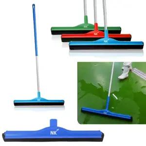 바닥밀착 기름기 물기제거 이중 실리콘 바닥물밀대 간편연결 식품공장 끌대