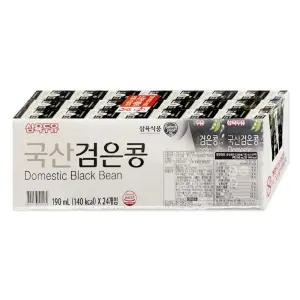 삼육두유 국산 검은콩 두유 190ml x 24개//베지밀/베지밀검은콩두유/음료/유아간식/베지밀두유/건강한음료