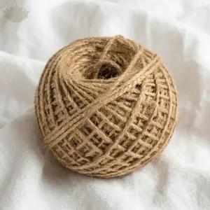 황마끈 2mm 100m 선물포장끈 공예용 천연끈 DIY 장식 라탄끈 빈티지