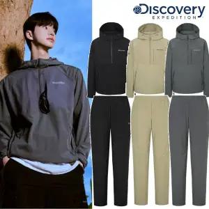 [디스커버리](신세계 사우스시티)공용 프레시벤트 폴튼 하이브리드 아노락 트레이닝세트 DXTR33051,DMTP...