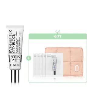 [크리니크](강남점)[단독] NEW 디펜스아쿠아썬젤 30ml (+썬프라이머 샤쉐 5입 & 파우치)