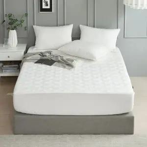 박홍근홈패션 면 방수 매트리스커버 - 퀸, 화이트