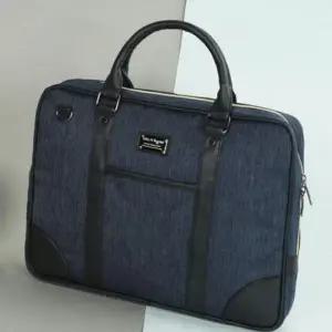 노트북가방 남성 크로스백 토트백 회사 영업 서류 가방 네이비