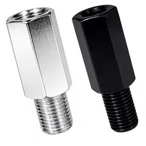 오토바이 백미러 연장 볼트 자전거 사이드미러 변환 나사 정나사 역나사 10mm 블랙 실버 튜닝용품