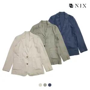[NIX]여) 린넨 캐쥬얼핏 싱글 자켓(FNPECJV502P)