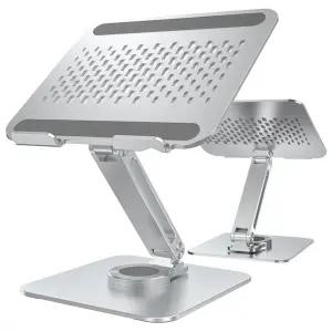 (360도 회전) 노트북스탠드 거치대 높이 각도 조절 받침대/노트북대/접이식거치대/거치/받침/테이블/태블릿