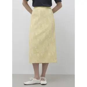 잇미샤 텍스처 블록 H라인 스커트 ITQ3WSK750 950399