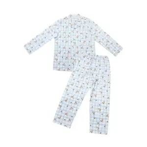 [갤러리아] [비비안][남]곰돌이 체크나염 60수아사 순면 남성잠옷 MP8887A/BL