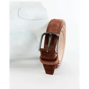 [백화점 정품] 닥스 DAKS 25SS 브라운 스웨이드 벨트 DBBE5F606