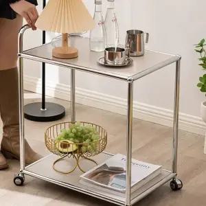 이동식카트 미드센츄리트롤리 카트 트롤리 2단 수납 거실