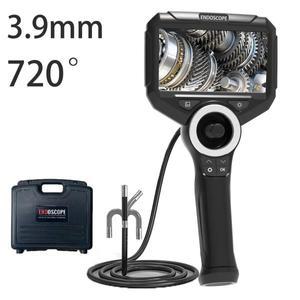 720도 모든 방향 조향 산업용 내시경 자동차 파이프 검사 하수구 카메라 5인치