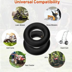호환 4.10/3.50-5 이너 튜브 11X4.00/4.50/6.00-5 교체용 (손수레  잔디깎이  핸드 트럭 등 타이어튜브용)