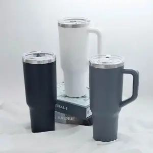 대용량 1.12L 텀블러 빨대 손잡이 텀블러