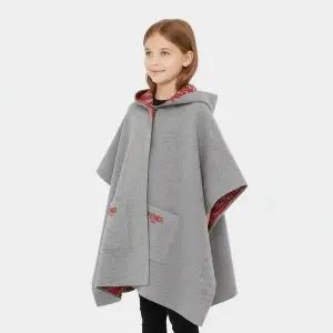 [펜디] FF로고 리버시블 케시미어 후드 여아 케이프 152243393