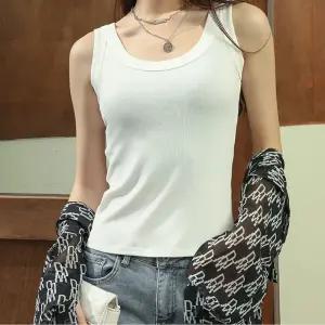 U넥 골지 스판 민소매 나시 3color DK-0023