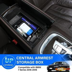 호환 BMW 7 시리즈 G11 G70 730i 740i 750i 2016-2024 차량 센터 콘솔 암레스트 수납함 트레이 정리함